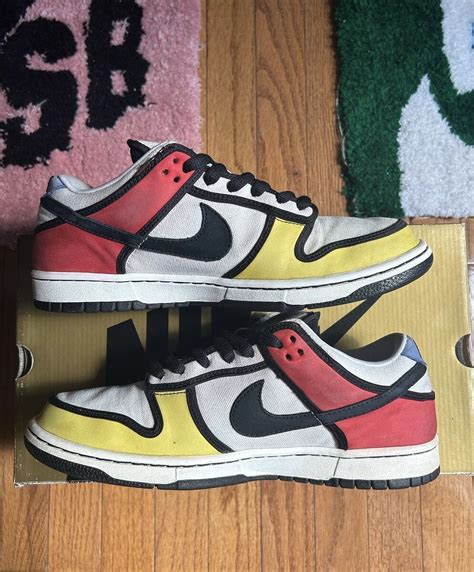 fake nike sb piet mondrian|sb dunk low piet mondrian.